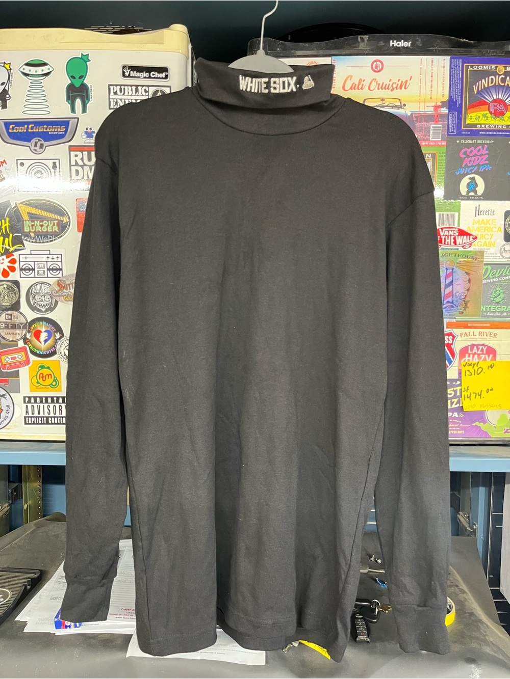 Vintage 90s Chicago White Sox Majestic Turtleneck, Men’s Size XL